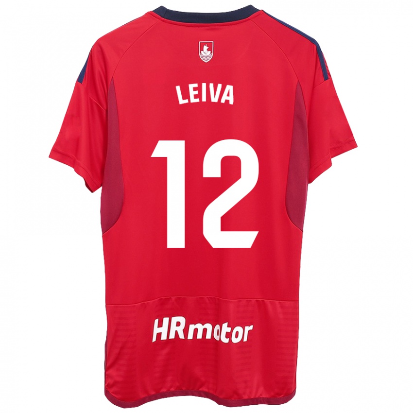 Kinder Álvaro Leiva #12 Rot Heimtrikot Trikot 2023/24 T-Shirt Österreich