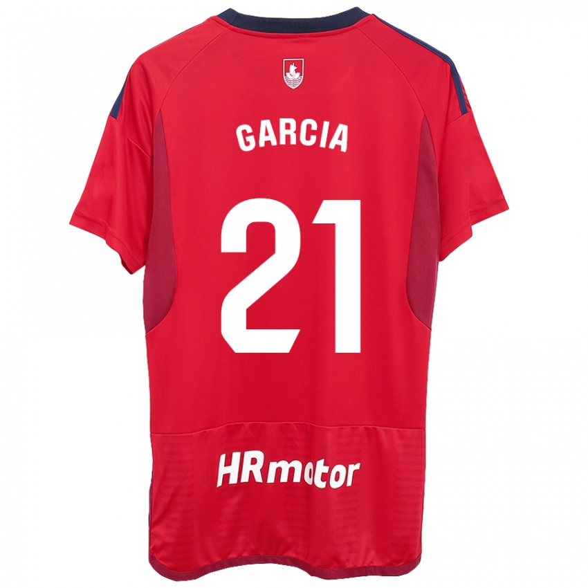 Kinder Jon García #21 Rot Heimtrikot Trikot 2023/24 T-Shirt Österreich