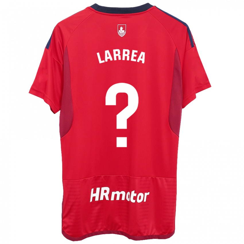 Kinder Unai Larrea #0 Rot Heimtrikot Trikot 2023/24 T-Shirt Österreich