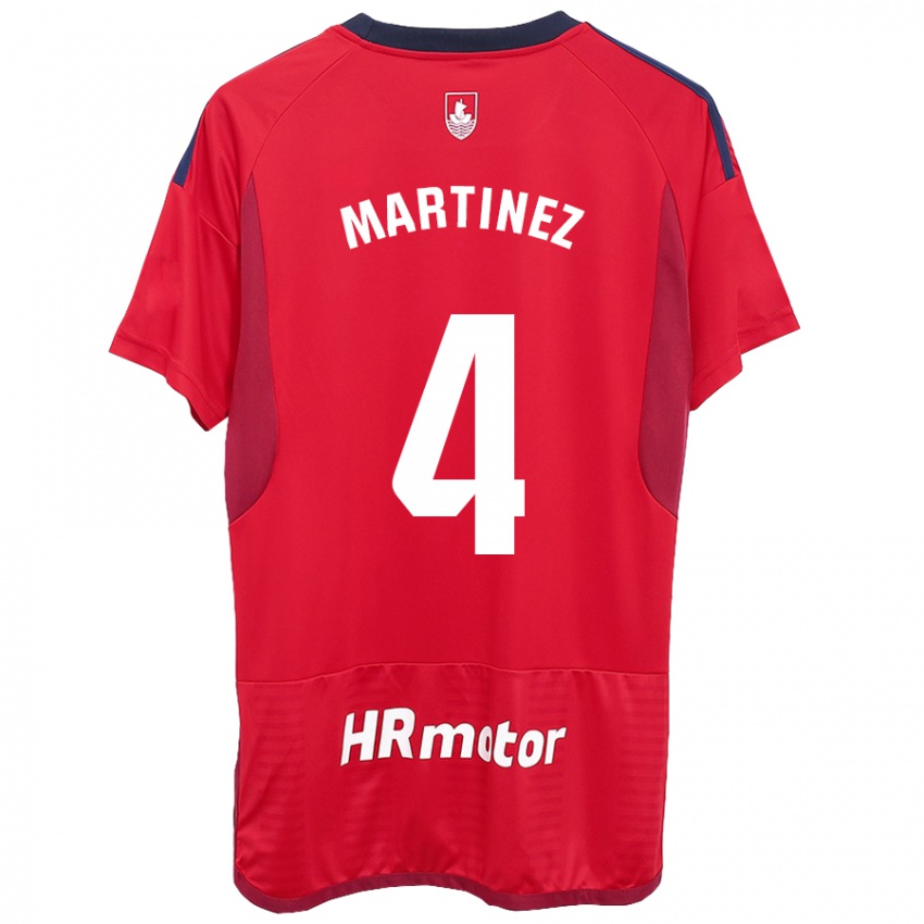 Kinder Vera Martínez Viota #4 Rot Heimtrikot Trikot 2023/24 T-Shirt Österreich