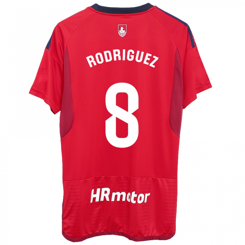 Kinder Vanessa Rodríguez Iribarren #8 Rot Heimtrikot Trikot 2023/24 T-Shirt Österreich