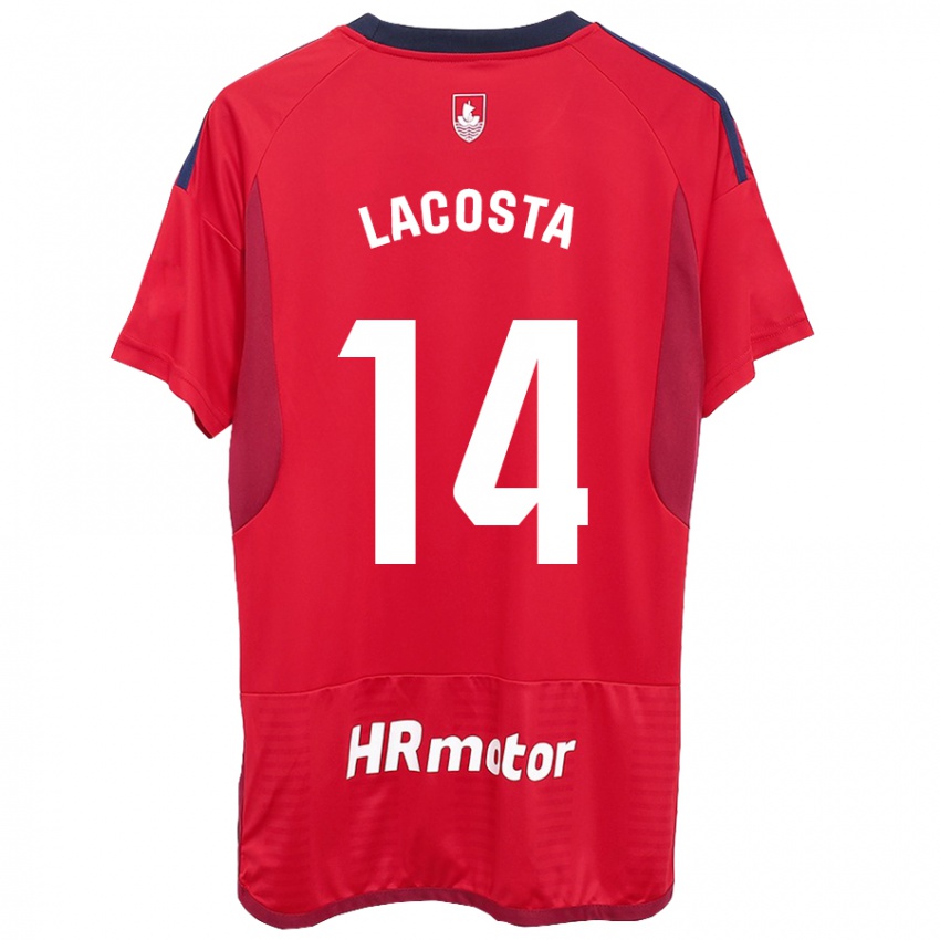 Kinder Iara Lacosta Sanchez #14 Rot Heimtrikot Trikot 2023/24 T-Shirt Österreich