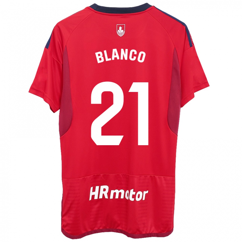 Kinder Alexia Blanco Llacuno #21 Rot Heimtrikot Trikot 2023/24 T-Shirt Österreich