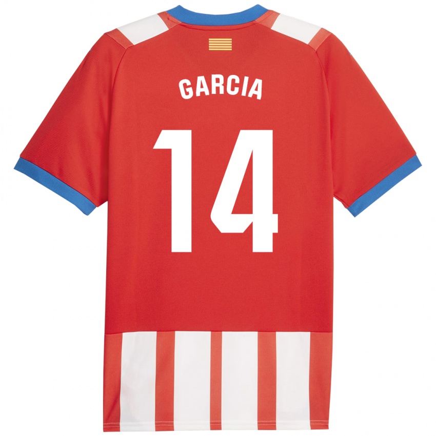 Kinder Aleix García #14 Rot-Weiss Heimtrikot Trikot 2023/24 T-Shirt Österreich