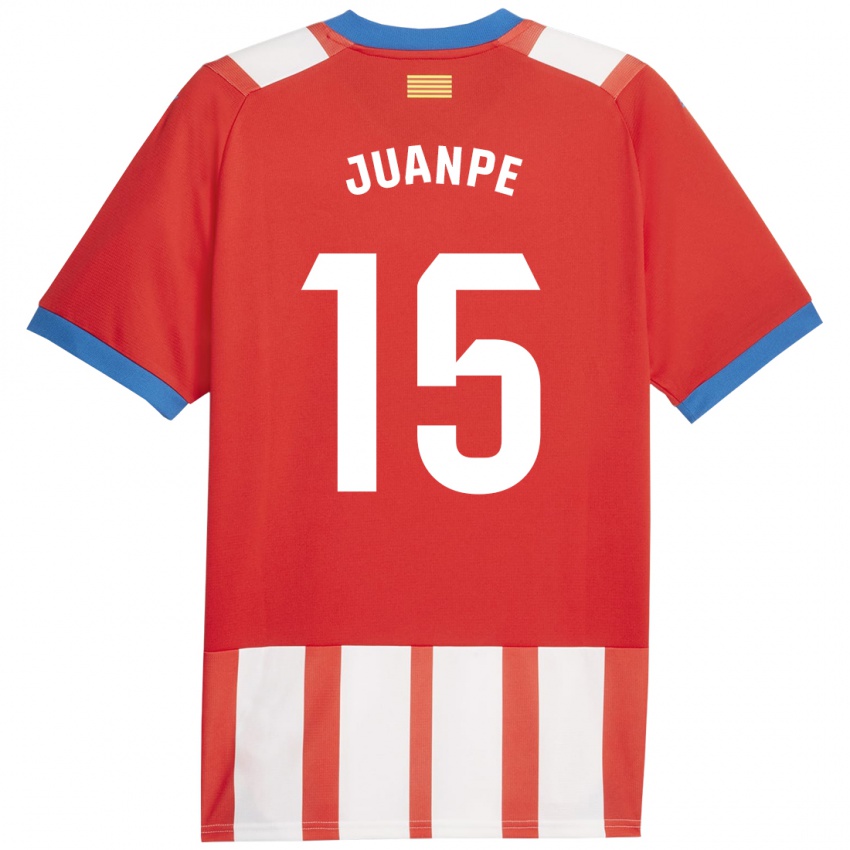 Kinder Juanpe #15 Rot-Weiss Heimtrikot Trikot 2023/24 T-Shirt Österreich