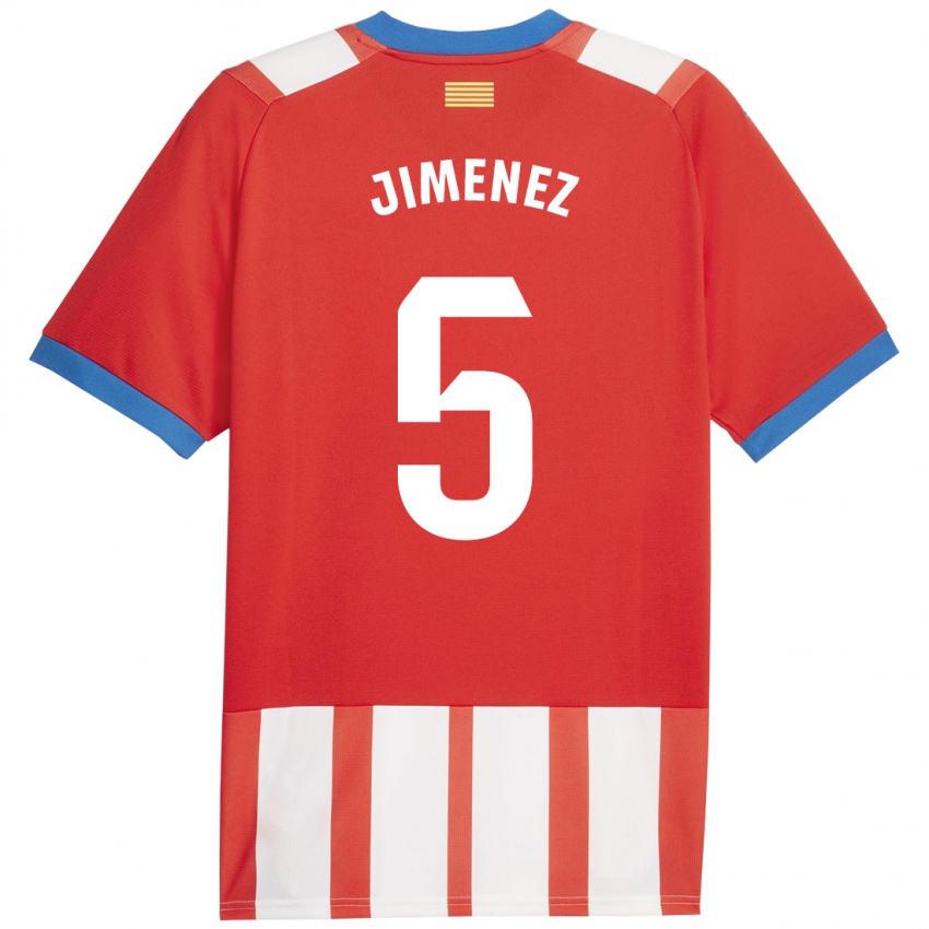 Kinder Ángela Jiménez #5 Rot-Weiss Heimtrikot Trikot 2023/24 T-Shirt Österreich