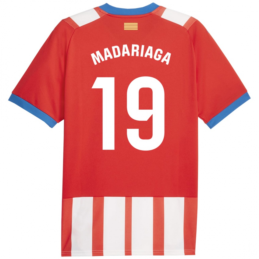 Kinder Génesis Madariaga #19 Rot-Weiss Heimtrikot Trikot 2023/24 T-Shirt Österreich