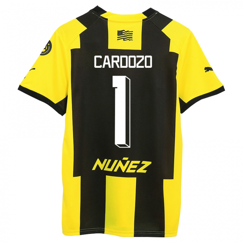 Kinder Thiago Cardozo #1 Gelb Schwarz Heimtrikot Trikot 2023/24 T-Shirt Österreich