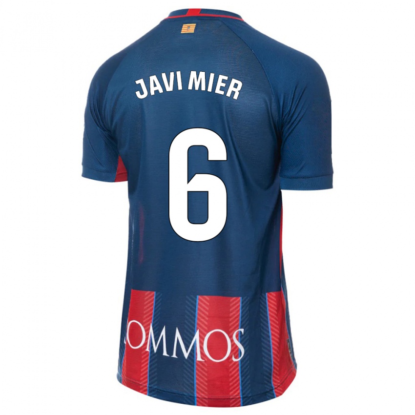 Kinder Javi Mier #6 Marine Heimtrikot Trikot 2023/24 T-Shirt Österreich