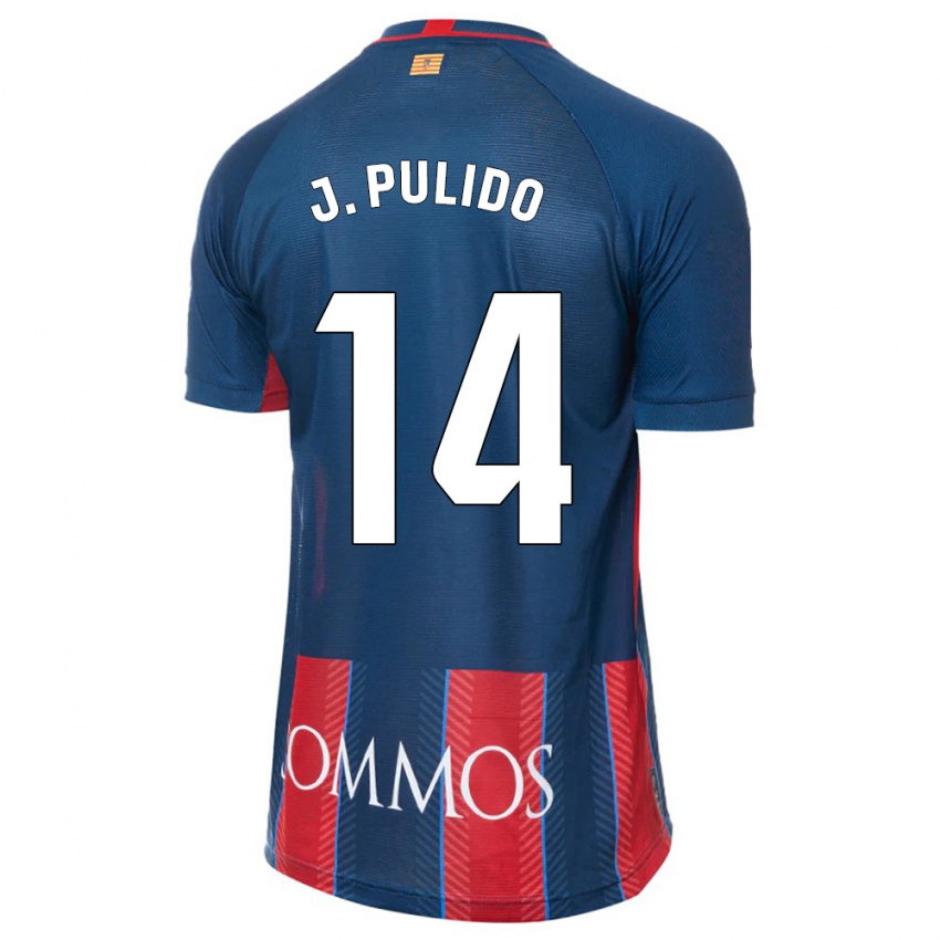 Kinder Jorge Pulido #14 Marine Heimtrikot Trikot 2023/24 T-Shirt Österreich