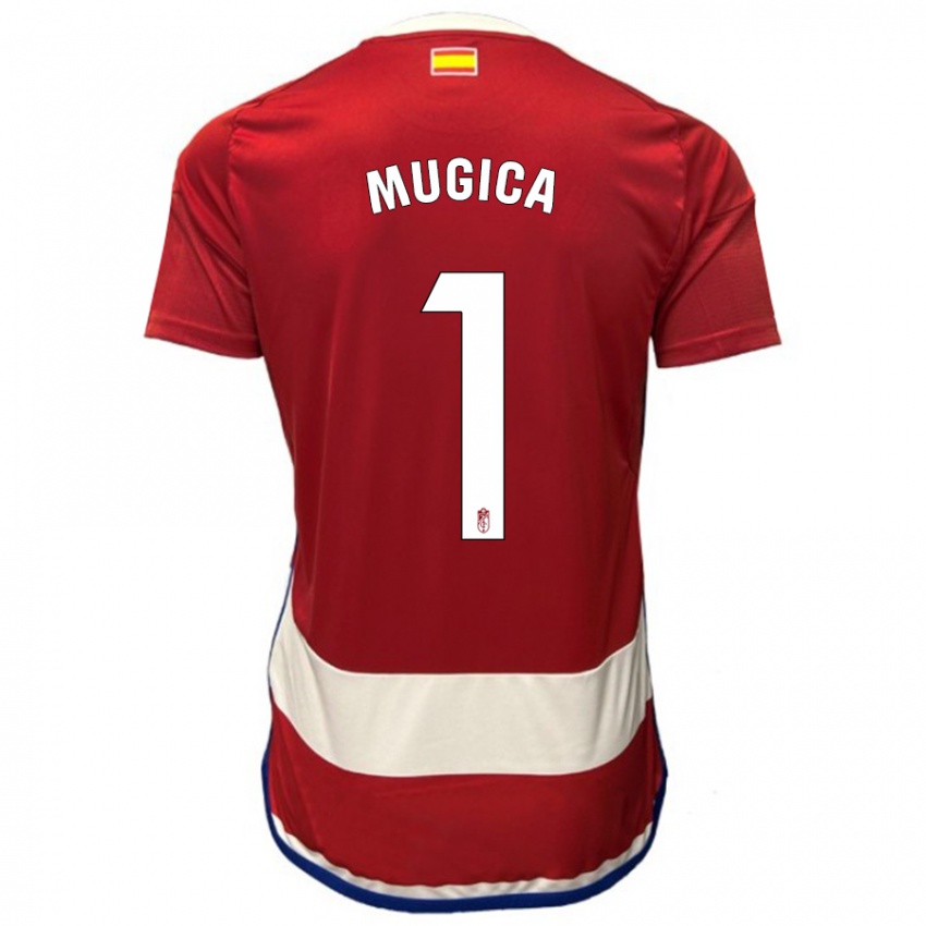 Kinder Juan Múgica #1 Rot Heimtrikot Trikot 2023/24 T-Shirt Österreich