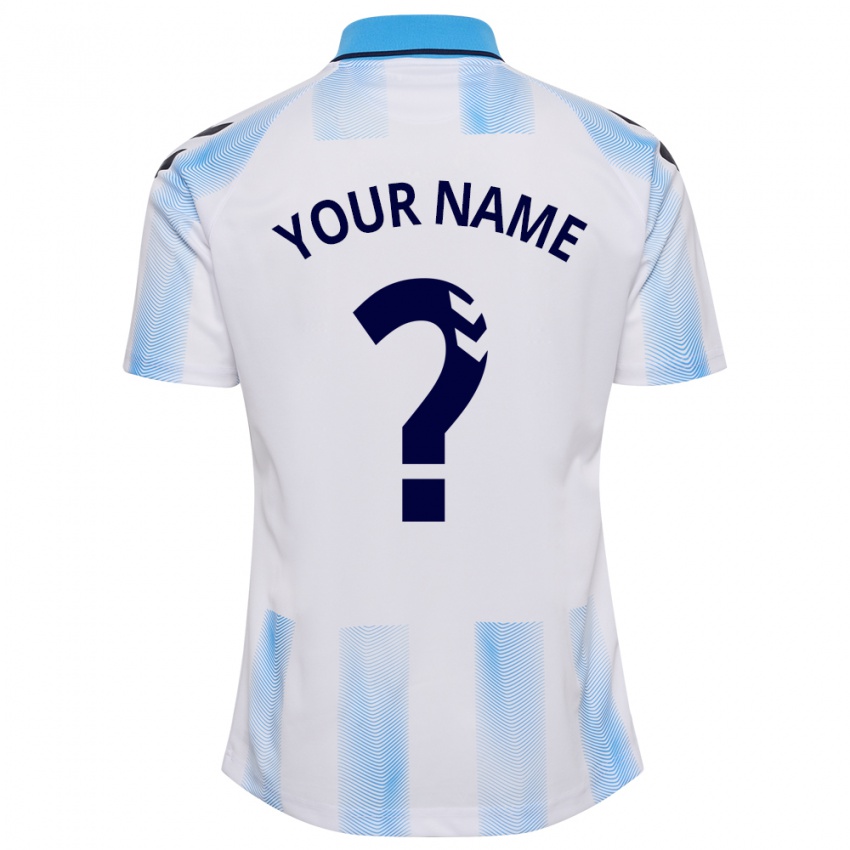 Kinder Ihren Namen #0 Weiß Blau Heimtrikot Trikot 2023/24 T-Shirt Österreich