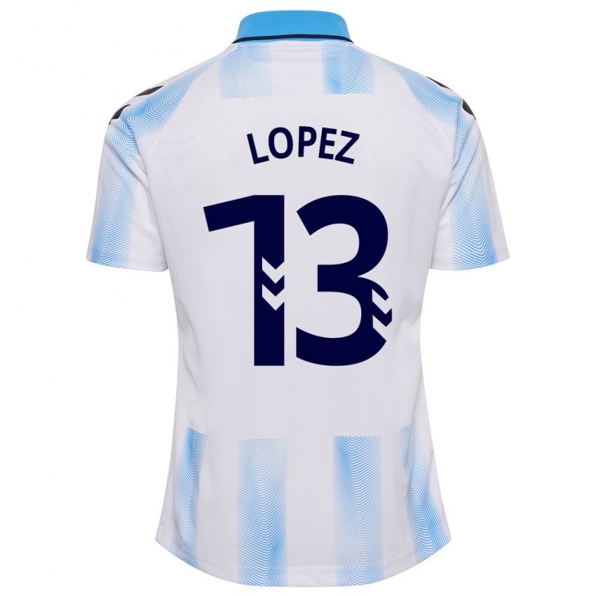 Kinder Carlos López #13 Weiß Blau Heimtrikot Trikot 2023/24 T-Shirt Österreich