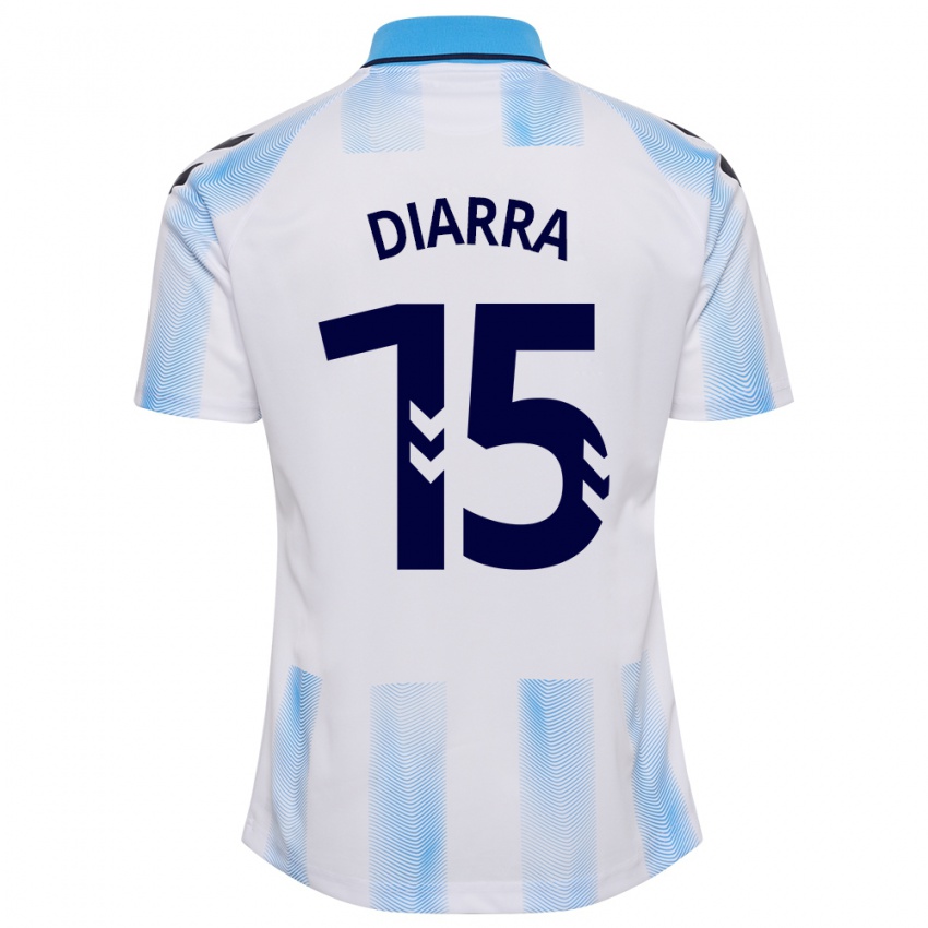 Kinder Moussa Diarra #15 Weiß Blau Heimtrikot Trikot 2023/24 T-Shirt Österreich