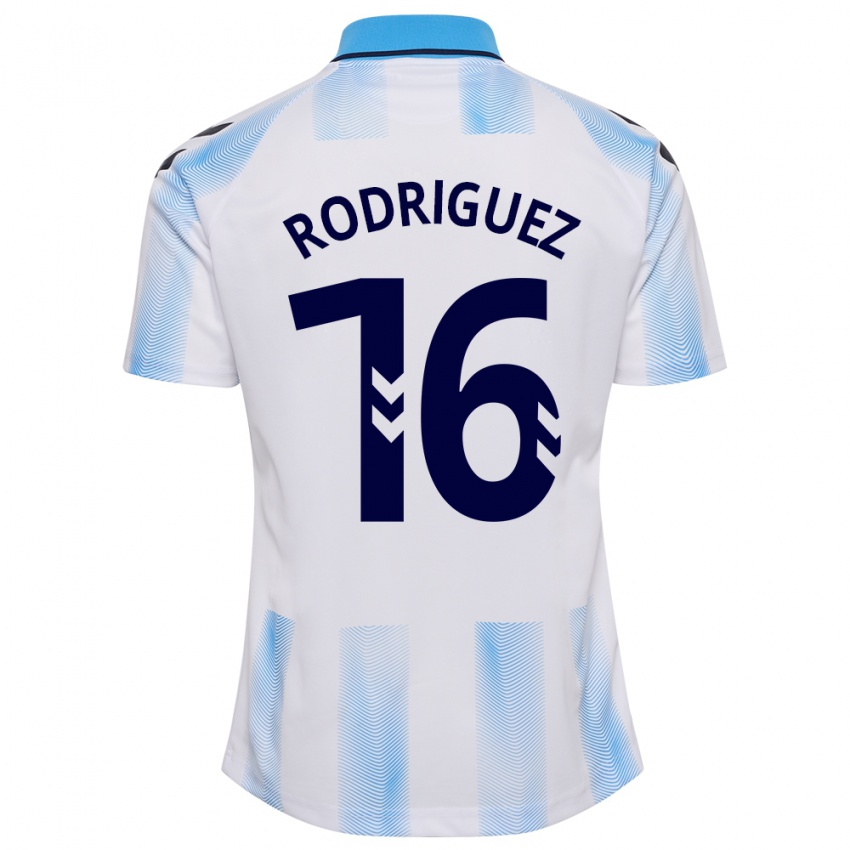 Kinder Genaro Rodríguez #16 Weiß Blau Heimtrikot Trikot 2023/24 T-Shirt Österreich