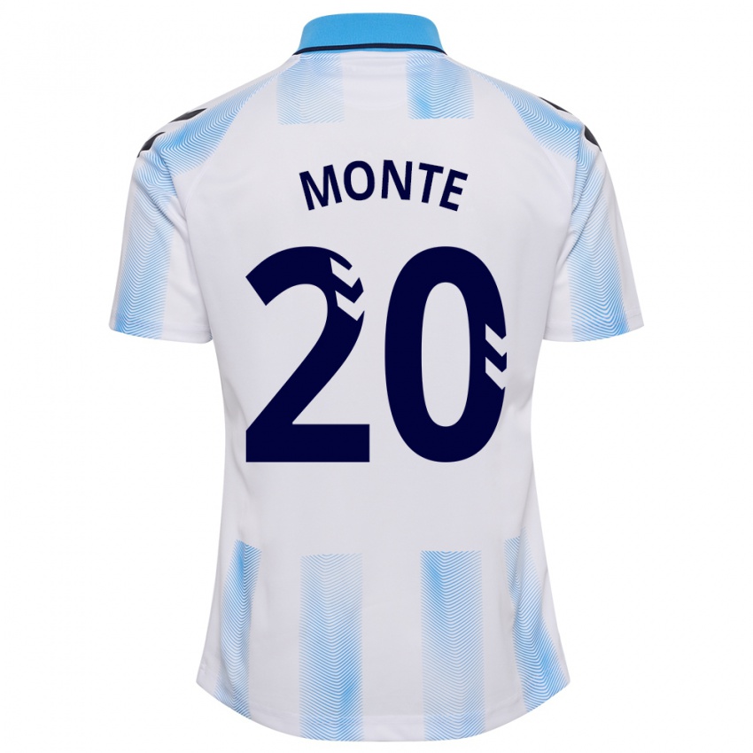 Kinder Nélson Monte #20 Weiß Blau Heimtrikot Trikot 2023/24 T-Shirt Österreich