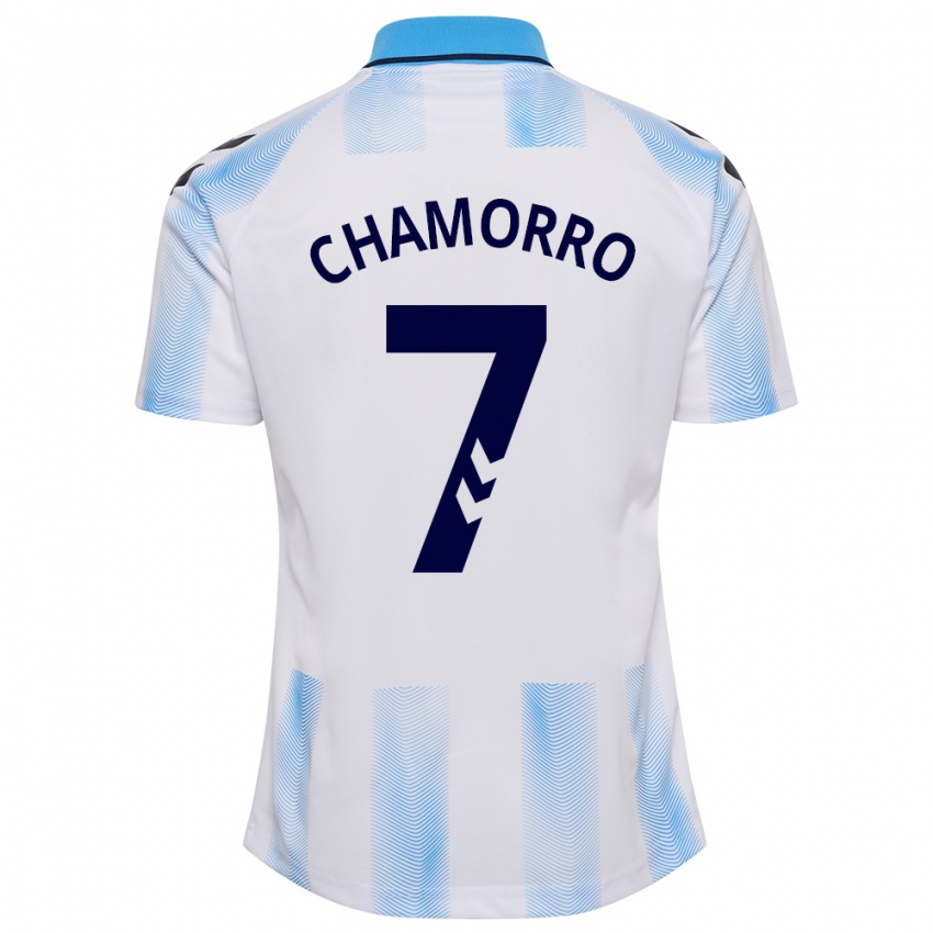 Kinder Alexis Chamorro #7 Weiß Blau Heimtrikot Trikot 2023/24 T-Shirt Österreich