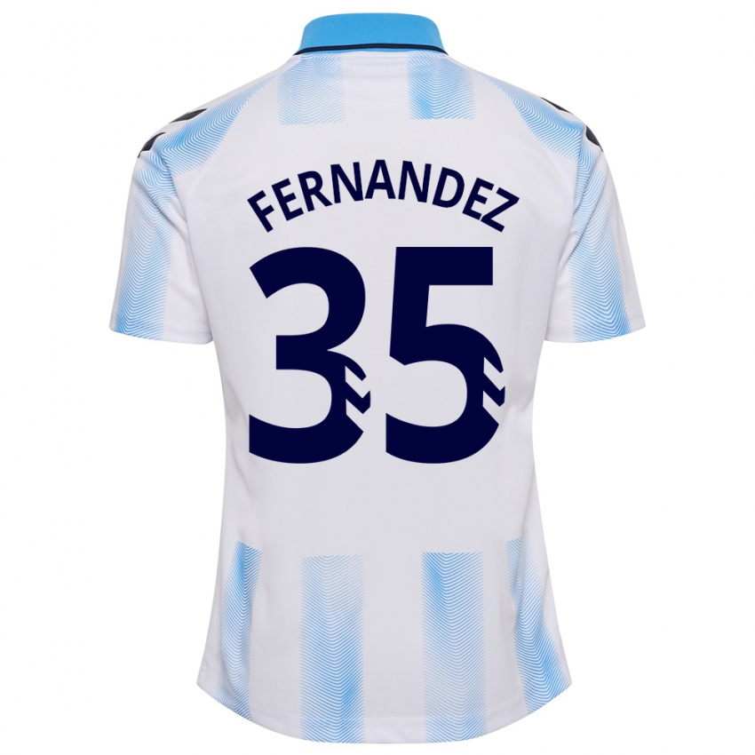 Kinder Inés Fernández #35 Weiß Blau Heimtrikot Trikot 2023/24 T-Shirt Österreich