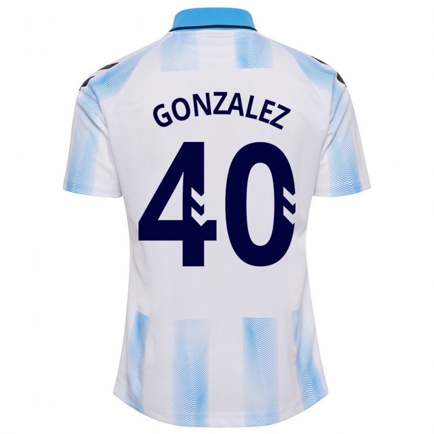 Kinder Carol González #40 Weiß Blau Heimtrikot Trikot 2023/24 T-Shirt Österreich