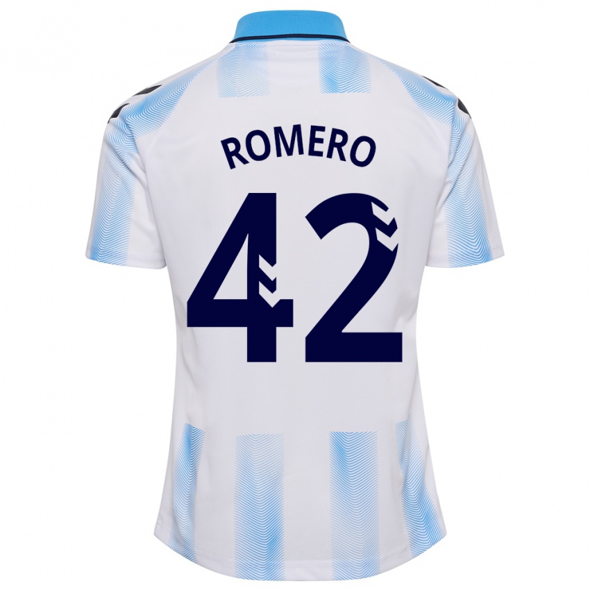 Kinder Andrea Romero #42 Weiß Blau Heimtrikot Trikot 2023/24 T-Shirt Österreich