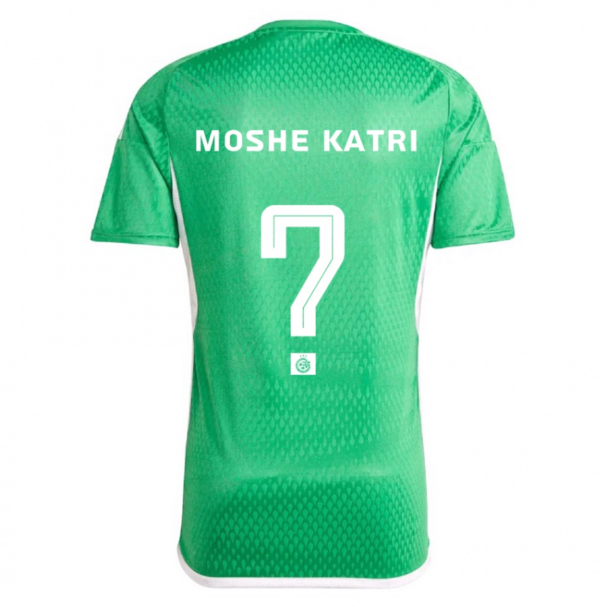 Kinder Roy Moshe Katri #0 Weiß Blau Heimtrikot Trikot 2023/24 T-Shirt Österreich