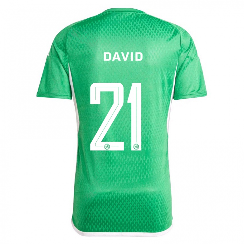 Kinder Dean David #21 Weiß Blau Heimtrikot Trikot 2023/24 T-Shirt Österreich