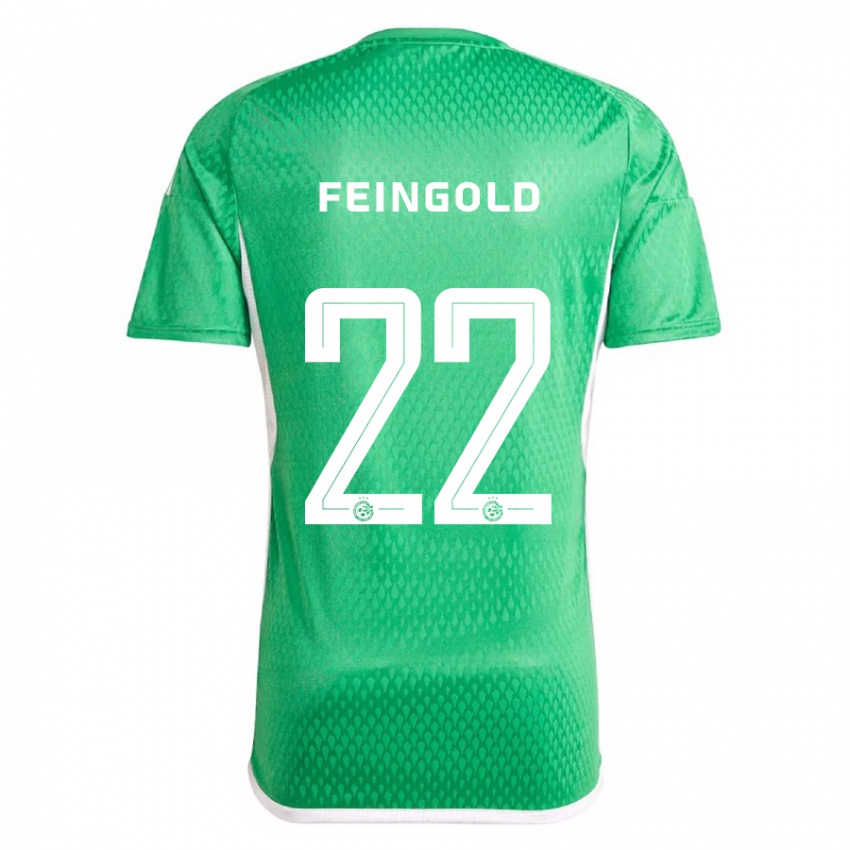 Kinder Ilay Feingold #22 Weiß Blau Heimtrikot Trikot 2023/24 T-Shirt Österreich