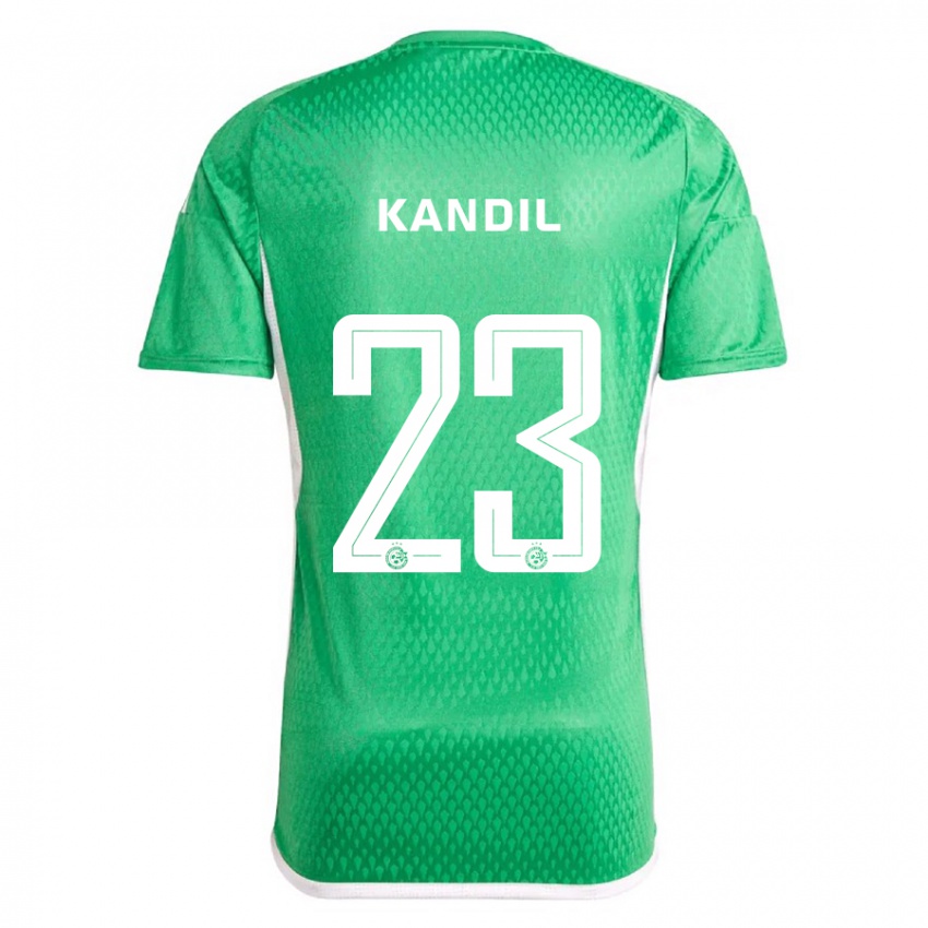 Kinder Maor Kandil #23 Weiß Blau Heimtrikot Trikot 2023/24 T-Shirt Österreich