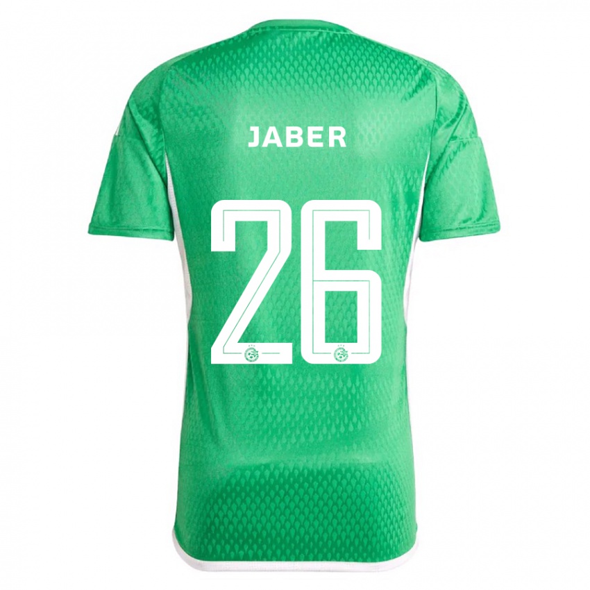 Kinder Mahmoud Jaber #26 Weiß Blau Heimtrikot Trikot 2023/24 T-Shirt Österreich