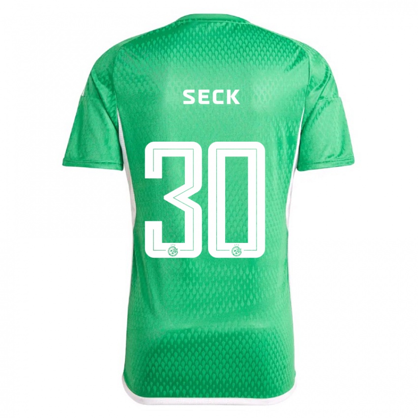 Kinder Abdoulaye Seck #30 Weiß Blau Heimtrikot Trikot 2023/24 T-Shirt Österreich