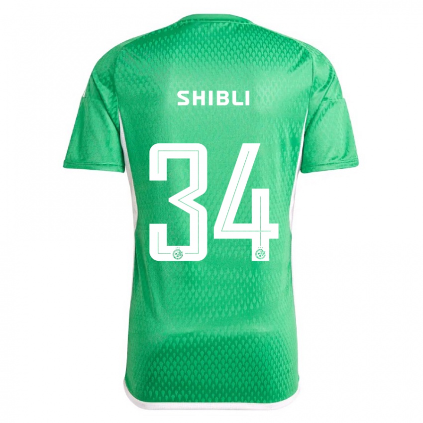 Kinder Hamza Shibli #34 Weiß Blau Heimtrikot Trikot 2023/24 T-Shirt Österreich