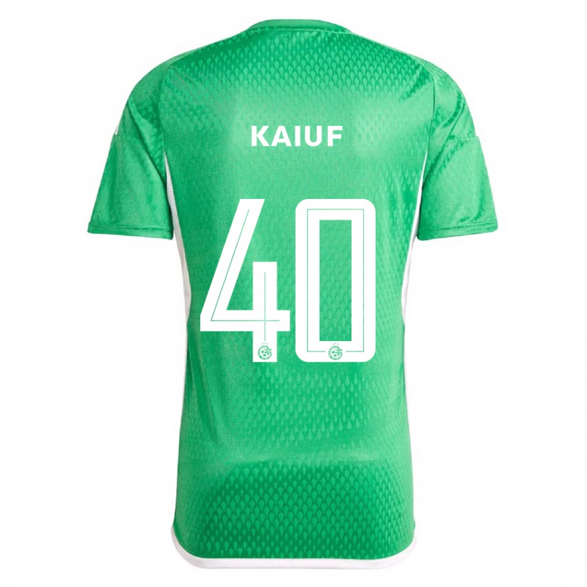 Kinder Sharif Kaiuf #40 Weiß Blau Heimtrikot Trikot 2023/24 T-Shirt Österreich