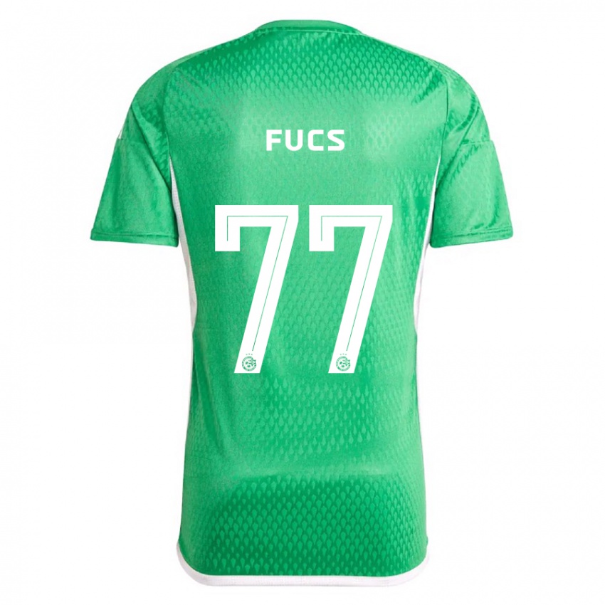 Kinder Roee Fucs #77 Weiß Blau Heimtrikot Trikot 2023/24 T-Shirt Österreich