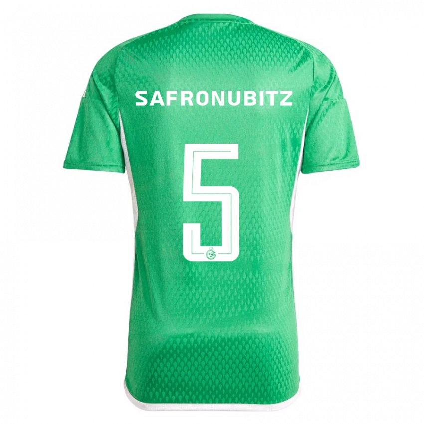 Kinder Dan Safronubitz #5 Weiß Blau Heimtrikot Trikot 2023/24 T-Shirt Österreich