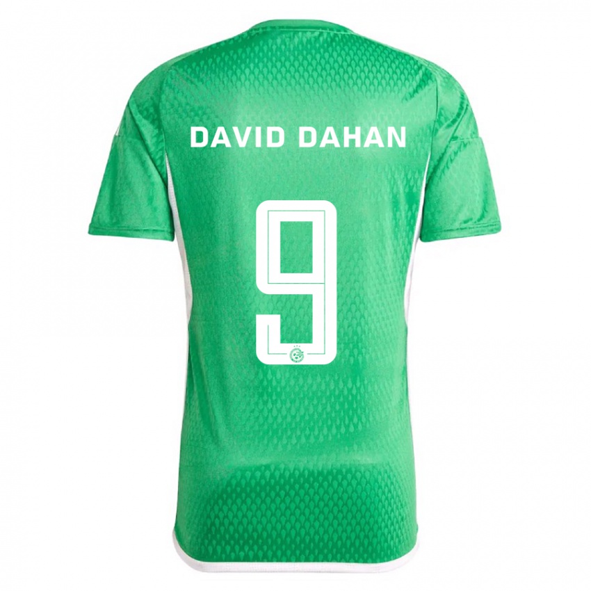 Kinder Omer David Dahan #9 Weiß Blau Heimtrikot Trikot 2023/24 T-Shirt Österreich