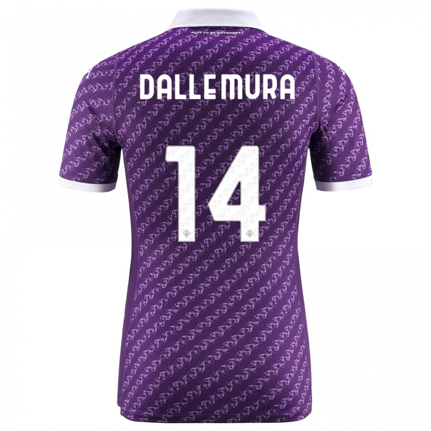 Kinder Christian Dalle Mura #14 Violett Heimtrikot Trikot 2023/24 T-Shirt Österreich