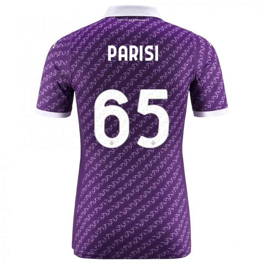 Kinder Fabiano Parisi #65 Violett Heimtrikot Trikot 2023/24 T-Shirt Österreich