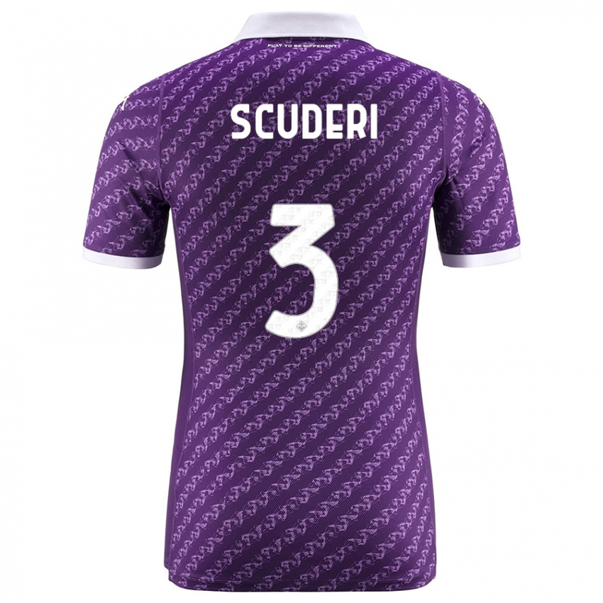 Kinder Giulio Scuderi #3 Violett Heimtrikot Trikot 2023/24 T-Shirt Österreich