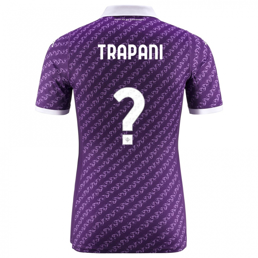 Kinder Niccolò Trapani #0 Violett Heimtrikot Trikot 2023/24 T-Shirt Österreich