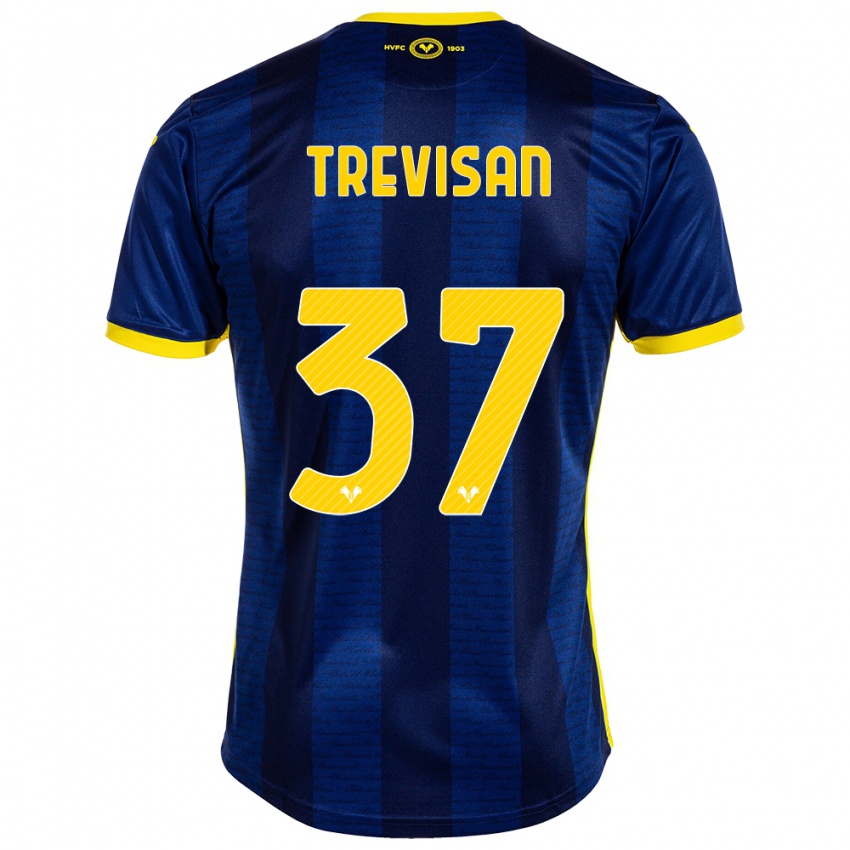 Kinder Michael Trevisan #37 Marine Heimtrikot Trikot 2023/24 T-Shirt Österreich