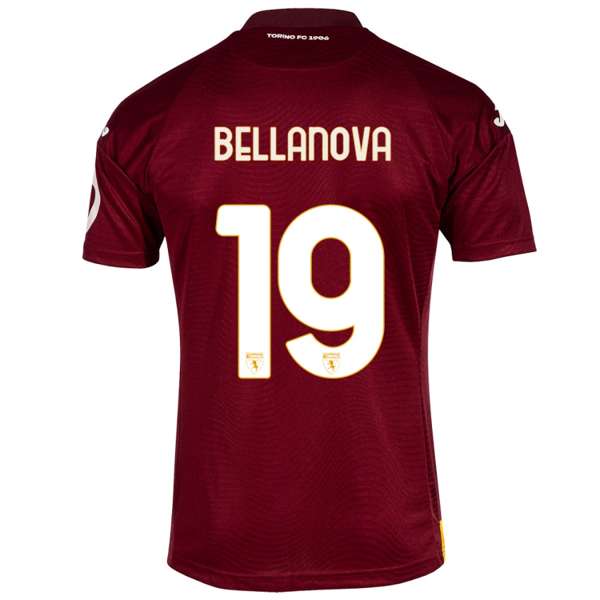 Kinder Raoul Bellanova #19 Dunkelrot Heimtrikot Trikot 2023/24 T-Shirt Österreich