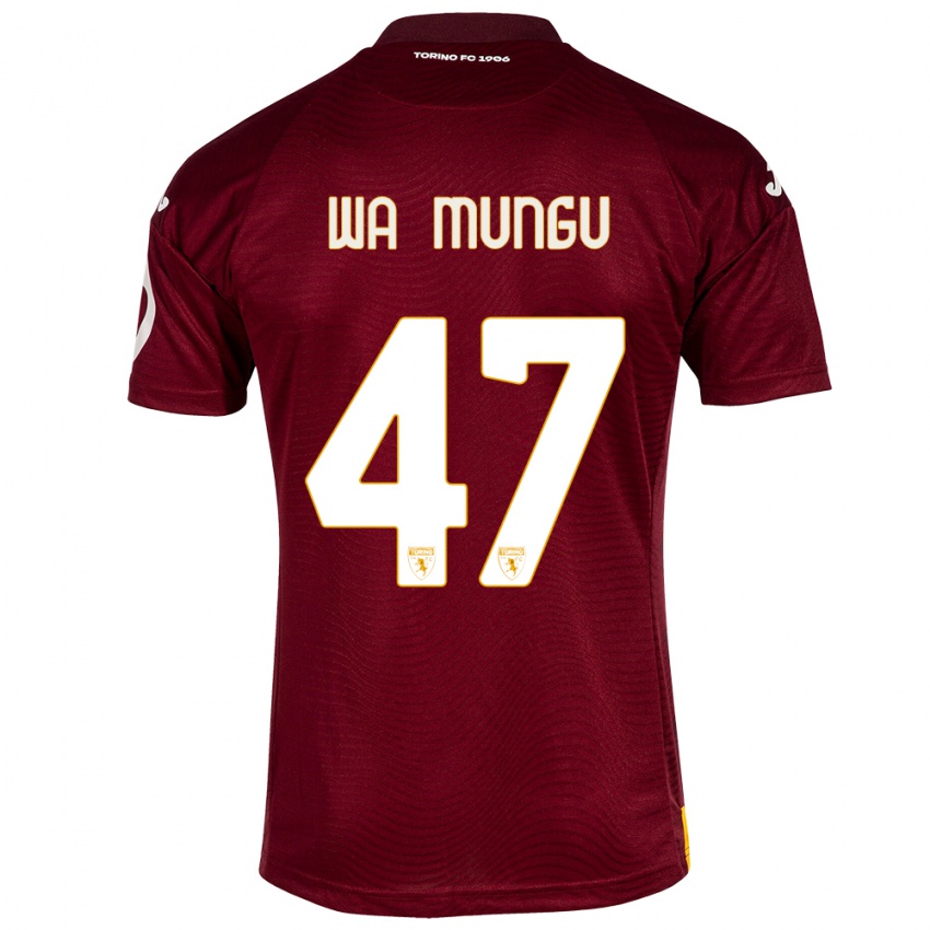 Kinder Vimoj Muntu Wa Mungu #47 Dunkelrot Heimtrikot Trikot 2023/24 T-Shirt Österreich