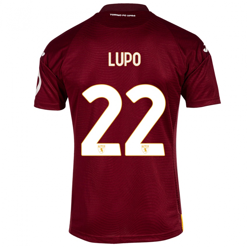 Kinder Enrica Lupo #22 Dunkelrot Heimtrikot Trikot 2023/24 T-Shirt Österreich