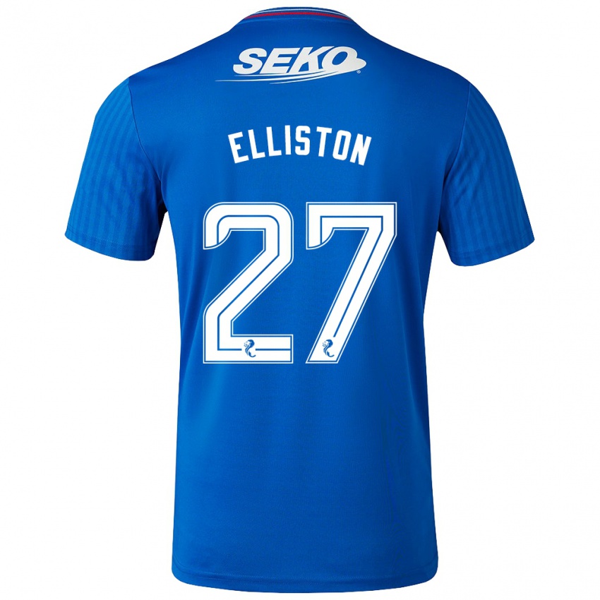 Kinder Maddie Elliston #27 Blau Heimtrikot Trikot 2023/24 T-Shirt Österreich