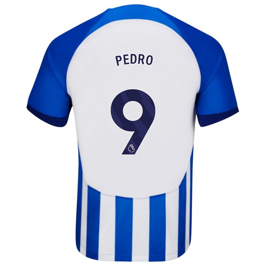 Kinder João Pedro #9 Blau Heimtrikot Trikot 2023/24 T-Shirt Österreich