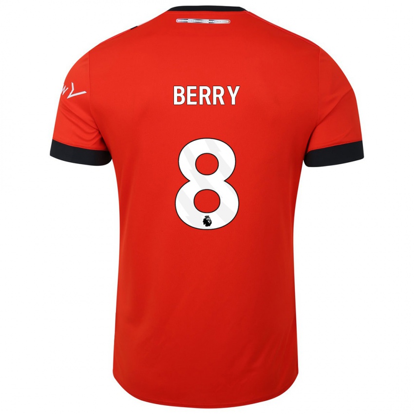 Kinder Luke Berry #8 Rot Heimtrikot Trikot 2023/24 T-Shirt Österreich