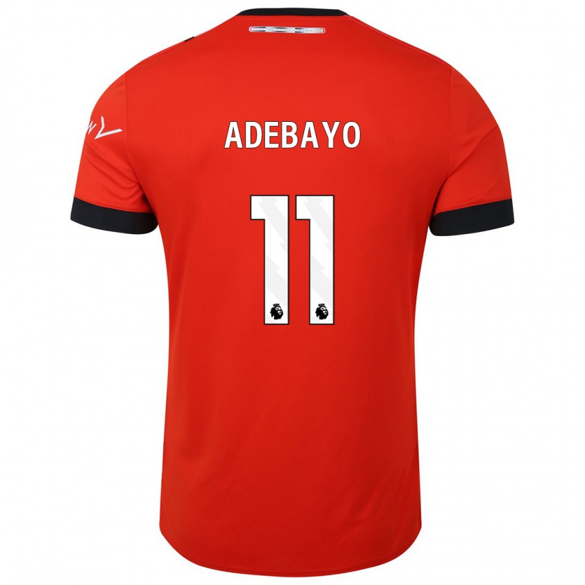 Kinder Elijah Adebayo #11 Rot Heimtrikot Trikot 2023/24 T-Shirt Österreich