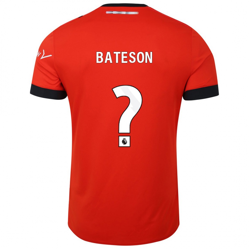 Kinder Jack Bateson #0 Rot Heimtrikot Trikot 2023/24 T-Shirt Österreich