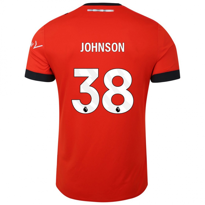 Kinder Joe Johnson #38 Rot Heimtrikot Trikot 2023/24 T-Shirt Österreich