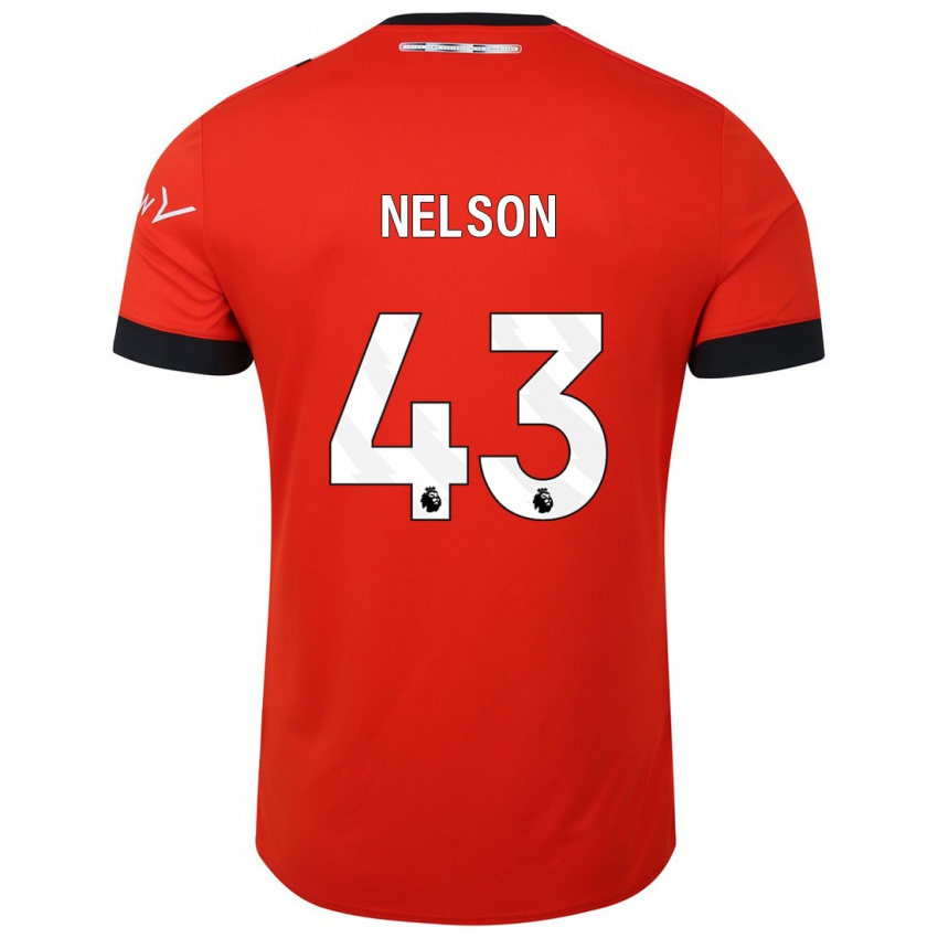 Kinder Zack Nelson #43 Rot Heimtrikot Trikot 2023/24 T-Shirt Österreich